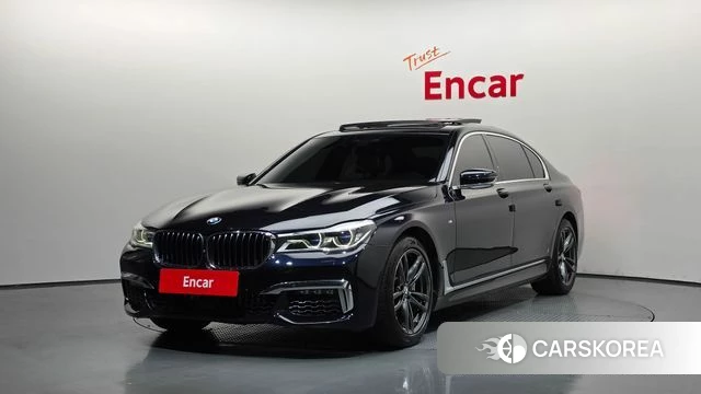 BMW 7 Series (G11) 2018 Черный из Кореи