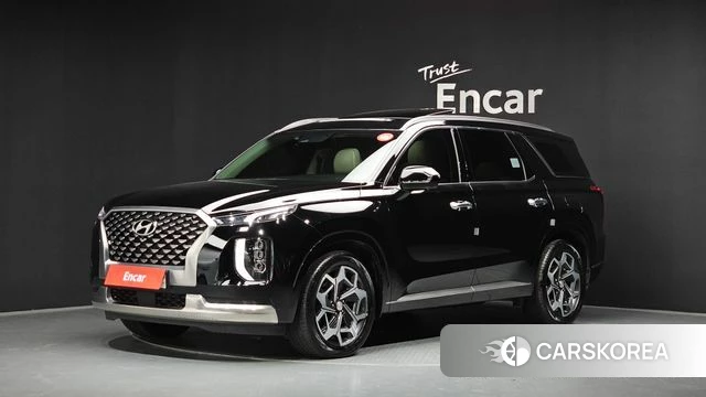 Hyundai Palisade 2022 Черный из Кореи