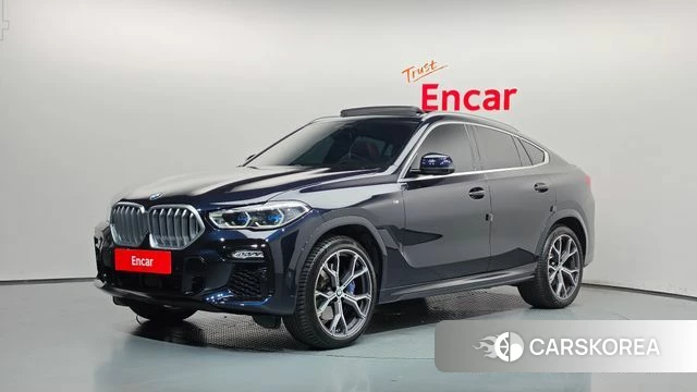 BMW X6 (G06) 2021 Черный из Кореи