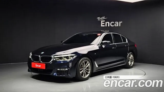 BMW 5 Series (G30) 2018 Черный из Кореи