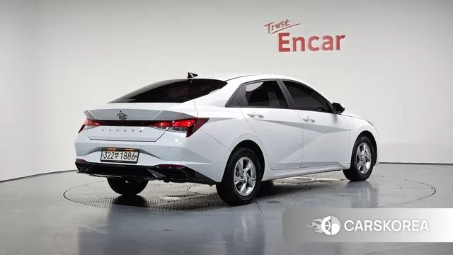Hyundai Avante (CN7) 2020 Белый из Кореи