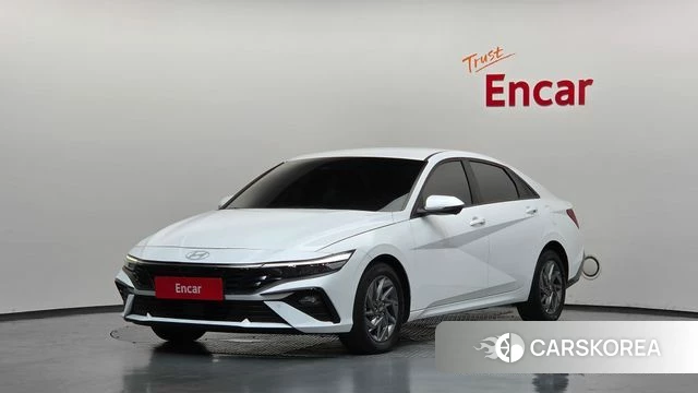 Hyundai The New Avante (CN7) 2023 Белый из Кореи