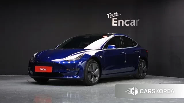 Tesla Model 3 2020 Синий из Кореи