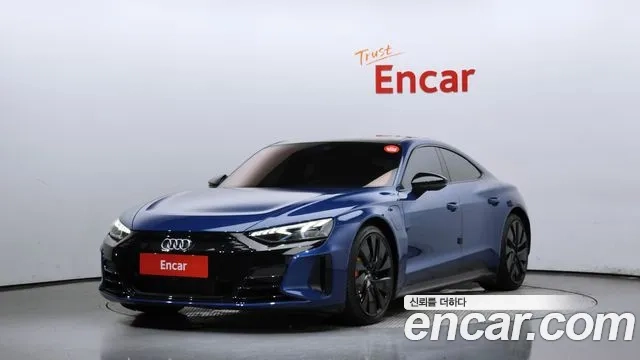 Audi e-Tron GT 2022 Синий из Кореи