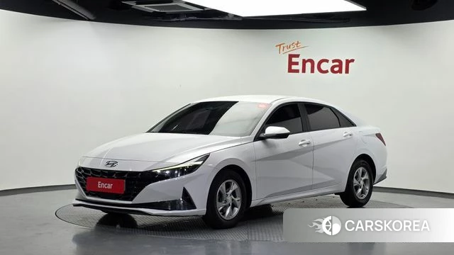 Hyundai Avante (CN7) 2020 Белый из Кореи