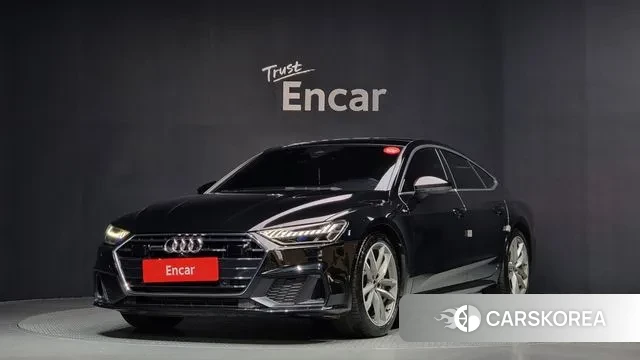 Audi A7 (4K) 2021 Черный из Кореи