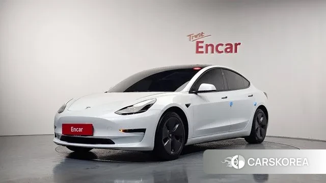 Tesla Model 3 2022 Белый из Кореи