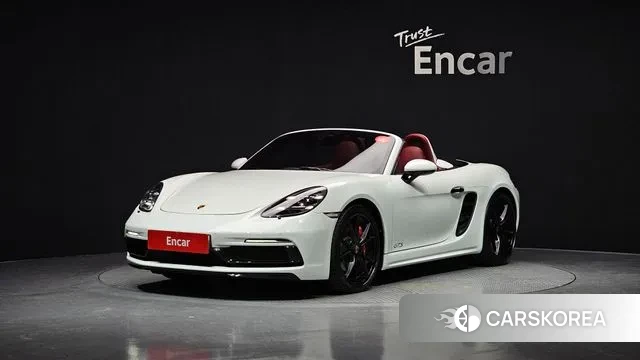 Porsche 718 Boxster 2019 Белый из Кореи