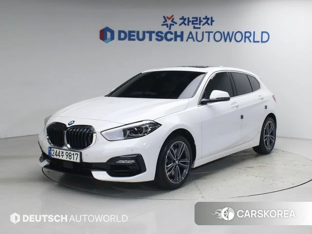 BMW 1 Series (F40) 2021 Белый из Кореи