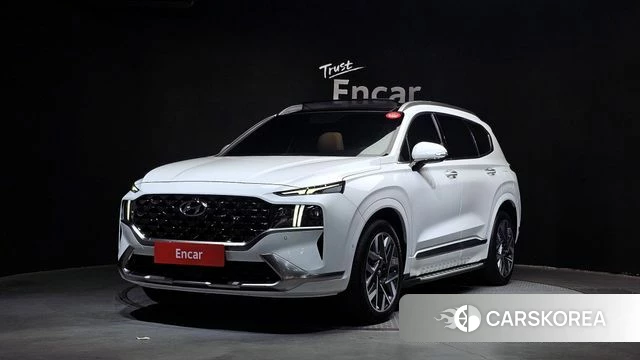 Hyundai The New Santa Fe 2023 Белый из Кореи