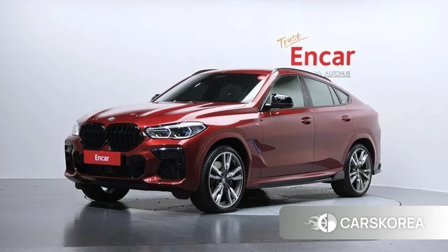 BMW X6 (G06) 2021 Красный из Кореи