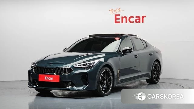 Kia Stinger Meister 2023 Темно-зеленый из Кореи