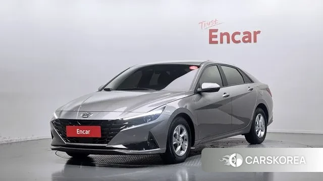 Hyundai Avante (CN7) 2021 Серебристо-серый из Кореи