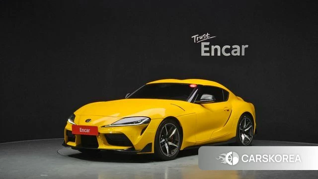 Toyota Supra 5th Generation 2021 Желтый из Кореи