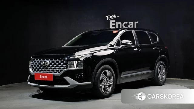 Hyundai The New Santa Fe 2021 Черный из Кореи