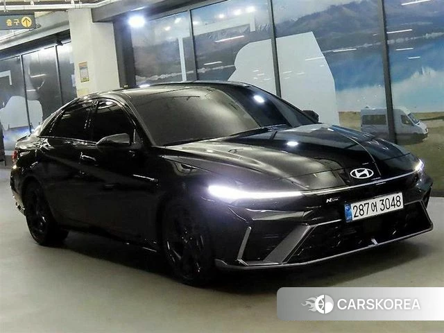 Hyundai The New Avante (CN7) 2025 Черный из Кореи