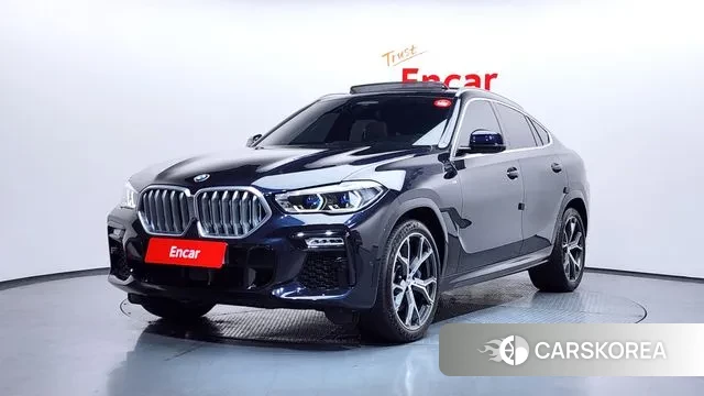 BMW X6 (G06) 2020 Черный из Кореи