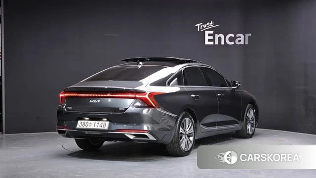 Kia K8 Hybrid 2022 Серый из Кореи