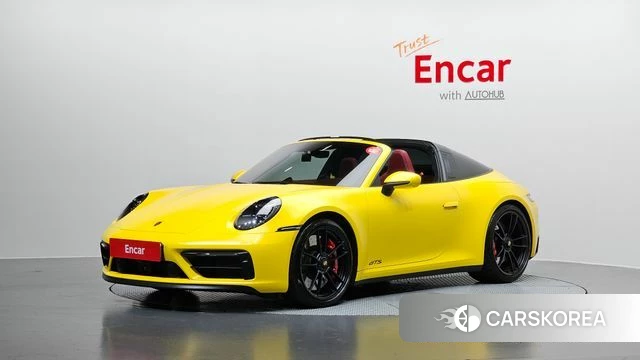 Porsche 911(992) 2022 Желтый из Кореи