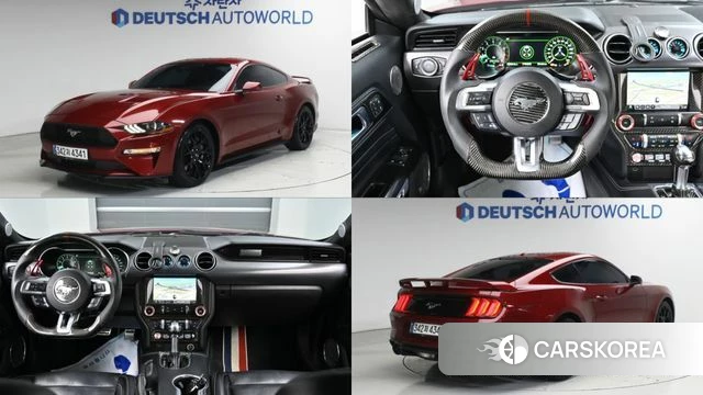 Ford Mustang 2019 Красный из Кореи