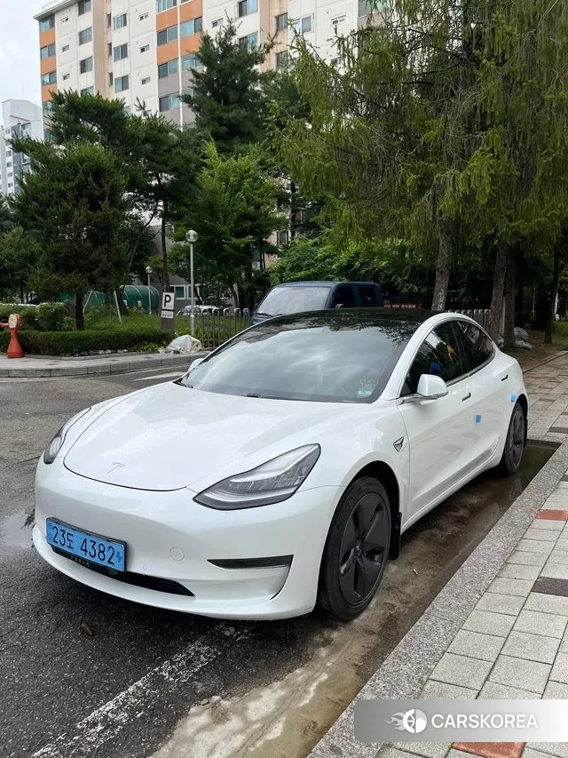 Tesla Model 3 2020 Белый из Кореи