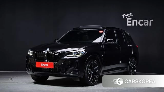 BMW X3 (G01) 2022 Черный из Кореи