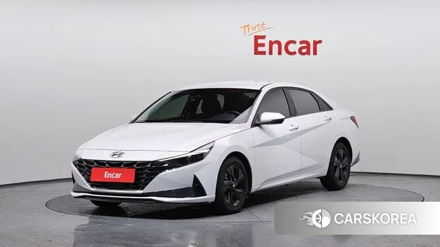 Hyundai Avante (CN7) 2022 Белый из Кореи