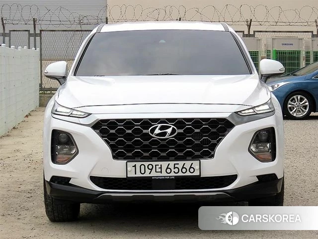 Hyundai Santa Fe TM 2020 Белый из Кореи
