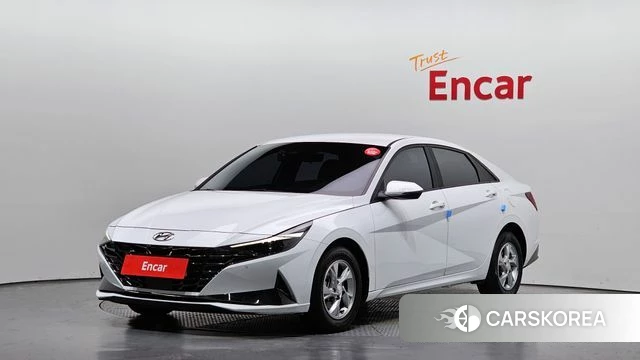 Hyundai Avante (CN7) 2020 Белый из Кореи
