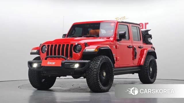 Jeep Wrangler (JL) 2023 Красный из Кореи