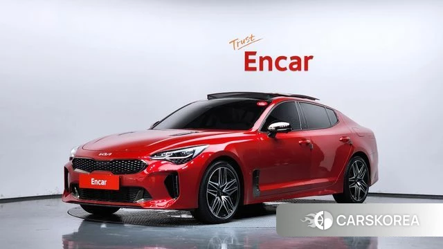 Kia Stinger Meister 2022 Красный из Кореи