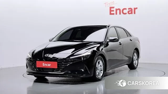 Hyundai Avante (CN7) 2021 Черный из Кореи
