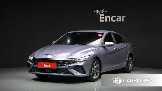 Hyundai The New Avante (CN7) 2023 Синий из Кореи