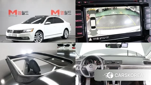 Volkswagen The New Passat 2018 Белый из Кореи