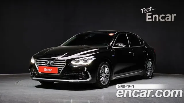 Hyundai Grandeur IG Hybrid 2018 Черный из Кореи