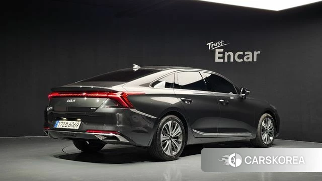 Kia K8 Hybrid 2022 Серый из Кореи