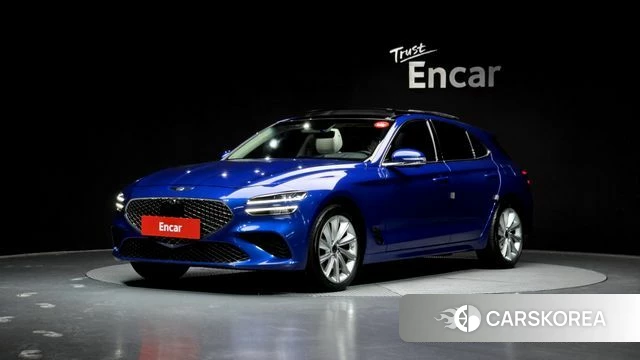 Genesis The New G70 Shooting Brake 2023 Синий из Кореи