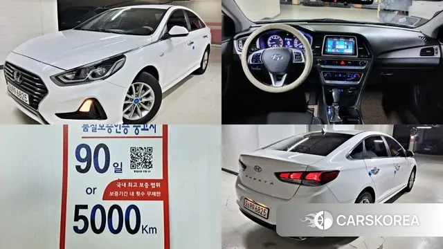 Hyundai Sonata New Rise 2018 Белый из Кореи