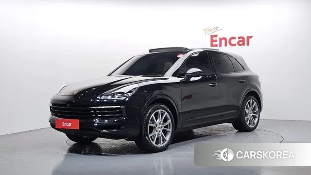 Porsche Cayenne (PO536) 2021 Черный из Кореи