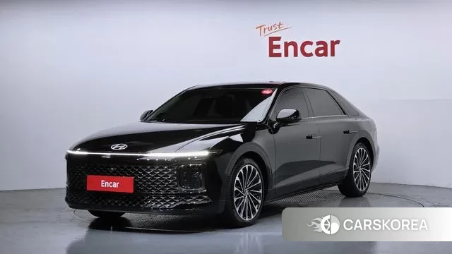 Hyundai Grandeur Hybrid (GN7) 2024 Черный из Кореи