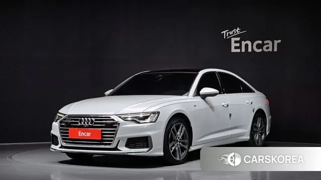 Audi A6 (C8) 2022 Белый из Кореи