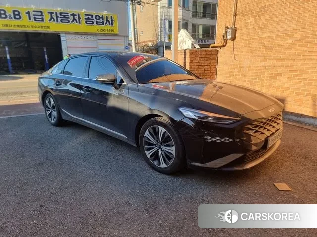 Kia K8 Hybrid 2021 Черный из Кореи