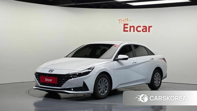 Hyundai Avante (CN7) 2020 Белый из Кореи