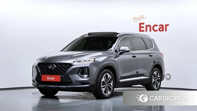 Hyundai Santa Fe TM 2018 Серый из Кореи