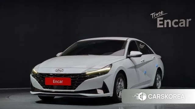 Hyundai Avante (CN7) 2021 Белый из Кореи