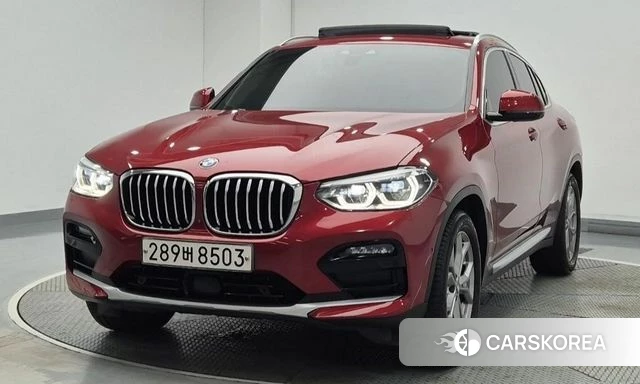 BMW X4 (G02) 2020 Красный из Кореи