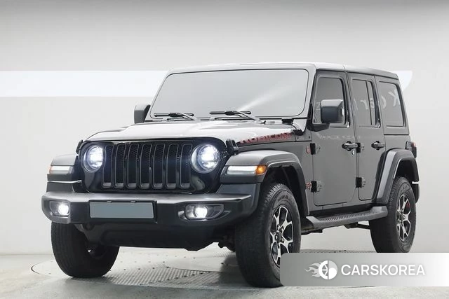 Jeep Wrangler (JL) 2021 Черный из Кореи