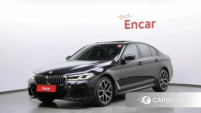 BMW 5 Series (G30) 2022 Синий из Кореи