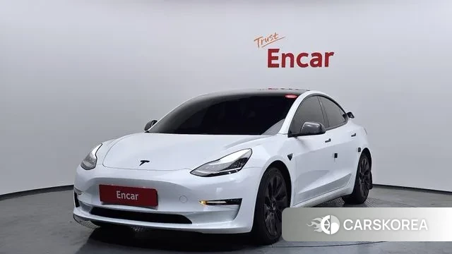 Tesla Model 3 2020 Белый из Кореи
