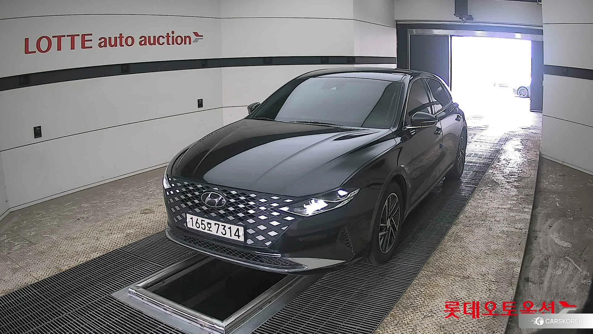 Hyundai Grandeur 2022 Midnight Black Pearl из Кореи